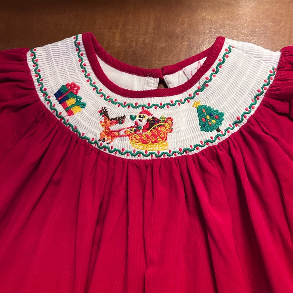 Festive Red Kids Formal Dress